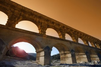The Pont du Gard aqueduct is as old as the Christian religion.